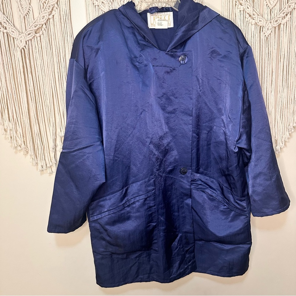 Vintage LINDA LUNDSTROM Women Hooded LAPARKA with Gloves - Small